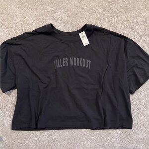 Offline by Aerie Let’s Stretch Cropped T-Shirt